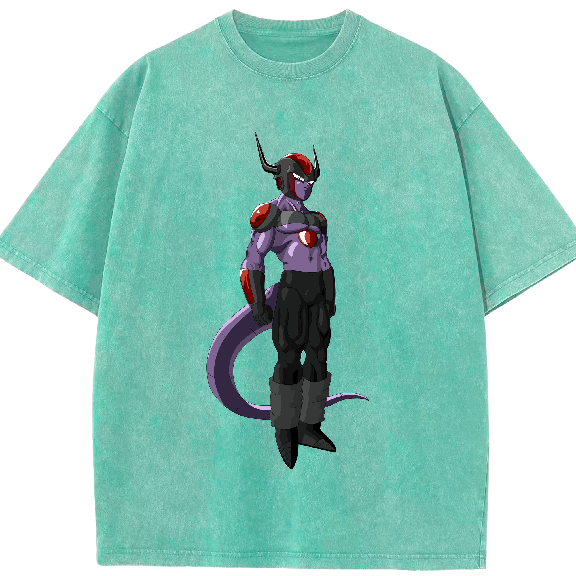 （画像用） ドラゴンボール フリーザ DRAGON BALL Frieza 綿100% ヴィンテージ風 半袖Tシャツ（フロントプリント）